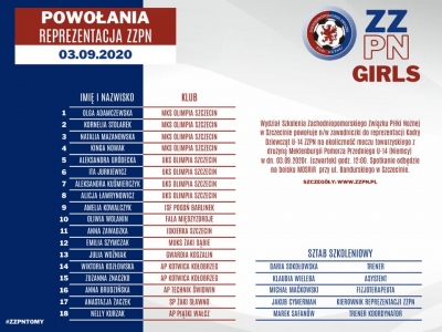 Powołanie do kadry dla Emilii Szymczak rocznik 2006. Gratulacje i powodzenia!